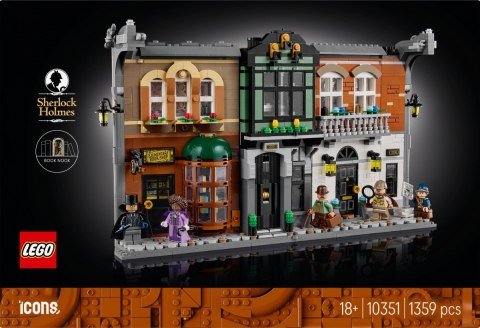 Klocki Icons 10351 Sherlock Holmes: Book nook LEGO