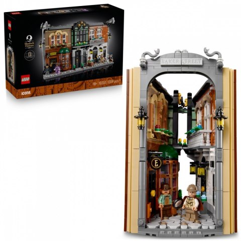 Klocki Icons 10351 Sherlock Holmes: Book nook LEGO