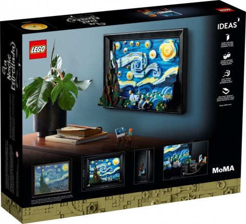 Klocki Ideas 21333 Gwiaździsta noc Vincenta van Gogha LEGO