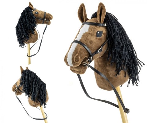 Koń na kiju Hobby Horse Dark Brown brązowy Milly Mally