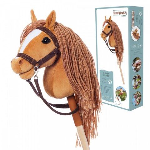Koń na kiju Hobby Horse HOPPIHORSE A4 Chestnut - brąz, maść kasztanowata