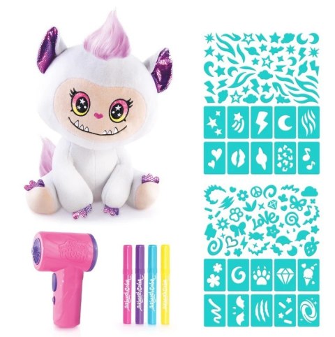 Projekt Plusz - Bubuś Słodki Stworek - Kreatywny zestaw z elektronicznym aerografem