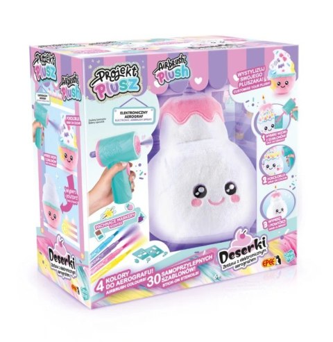 Projekt Plusz Deserki - Kreatywny zestaw z elektronicznym aerografem, Urodzinowy Torcik