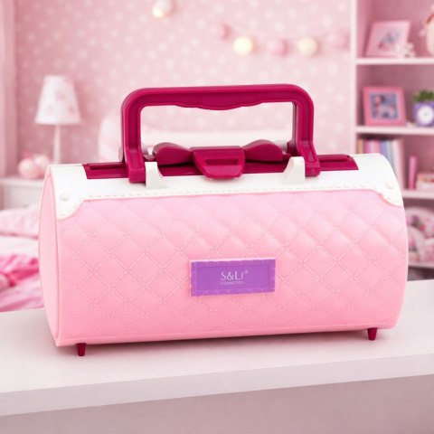 Zestaw Piękności Do Makijażu i Paznokci Kosmetyki Cienie Lakiery Kuferek