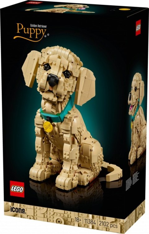 Klocki Icons 11384 Szczeniak golden retriever