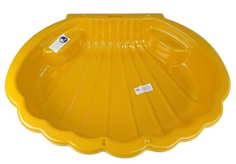Piaskownica Basen Dla Dzieci 2w1 Muszelka Żółta 110cm 2075