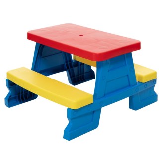 Zestaw Stolik Ogrodowy z Ławeczkami Dla Dzieci Dorex Niebieski 5067