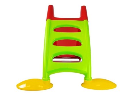 Zjeżdżalnia Ogrodowa dla Dzieci 3-Stopniowa Drabinka Czerwona 75cm 424
