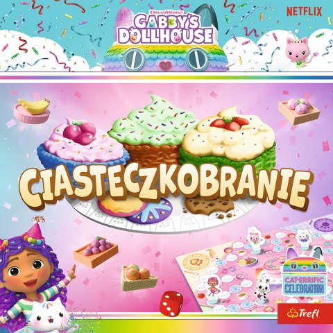 Gra dla dzieci Ciasteczkobranie Koci Domek Gabi Trefl 02801
