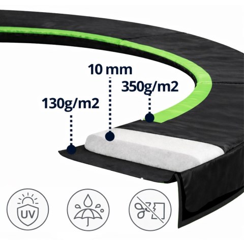 Osłona na sprężyny do Trampoliny Sport Max 6ft Czarno-Zielona