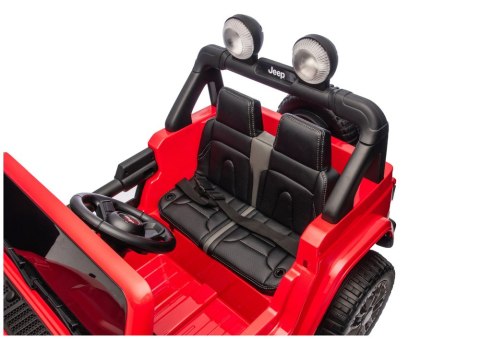 Pojazd Na Akumulator Jeep Rubicon 4x4 DK-JWR556 4x200W 24V Czerwony