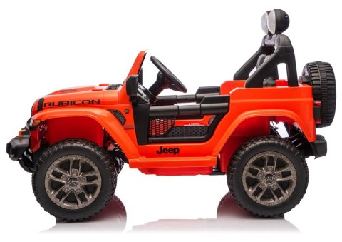 Pojazd Na Akumulator Jeep Rubicon 4x4 DK-JWR556 4x200W 24V Pomarańczowy