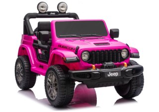Pojazd Na Akumulator Jeep Rubicon 4x4 DK-JWR556 4x200W 24V Różowy