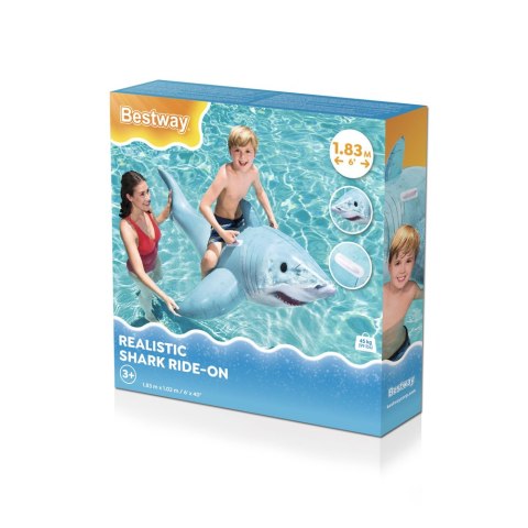 Dmuchany Materac Rekin 183 x 102 cm Bestway 41405