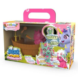 Figurki Brudaski Jednorożce Zestaw Łazienka Migotka