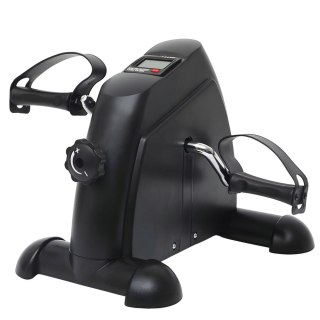 Mini Rowerek Treningowy Rotor Rehabilitacyjny 2w1 Wyświetlacz LCD Czarny