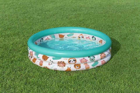 Dmuchany Basen Ogrodowy Dla Dzieci Zwierzątka 102 cm Bestway 51008