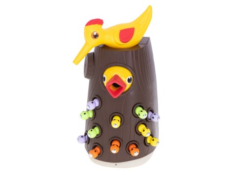 Gra montessori magnetyczna nakarm ptaszka złap robaczka głodny dzięcioł Kik Sp. z o. o. Sp. k.