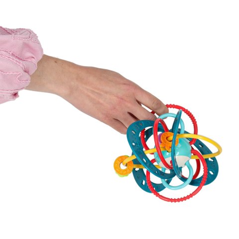 Gryzak grzechotka sensoryczna dla malucha turkusowa Kik Sp. z o. o. Sp. k.