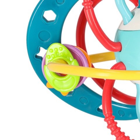 Gryzak grzechotka sensoryczna dla malucha turkusowa Kik Sp. z o. o. Sp. k.