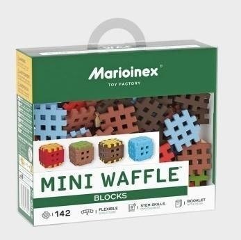 Klocki konstrukcyjne Marioinex Mini Waffle, 206 elementów