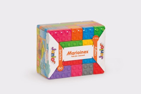 Klocki budowlane "cegły junior" Marioinex, 60 elementów