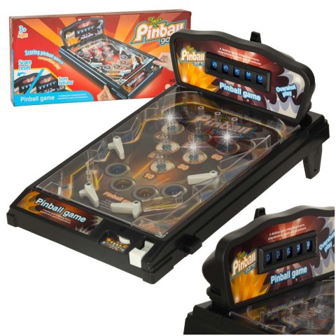 Pinball flipper gra zręcznościowa stół ze światłami i muzyką Kik Sp. z o. o. Sp. k.