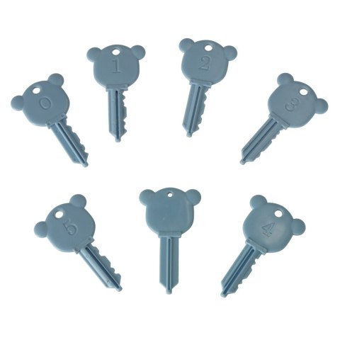 Zabawka edukacyjna pociąg wagoniki kłódki wagony kluczyki 13 elementów Kik Sp. z o. o. Sp. k.