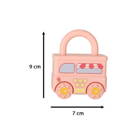 Zabawka edukacyjna pociąg wagoniki kłódki wagony kluczyki 13 elementów Kik Sp. z o. o. Sp. k.