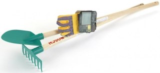 Zestaw ogrodowy Bosch - rękawice, łopata, grabie