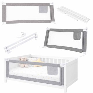 Barierka do łóżka ochronna zabezpieczenie blokada osłona 160cm szara Kik Sp. z o. o. Sp. k.