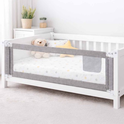 Barierka do łóżka ochronna zabezpieczenie blokada osłona 200cm szara Kik Sp. z o. o. Sp. k.