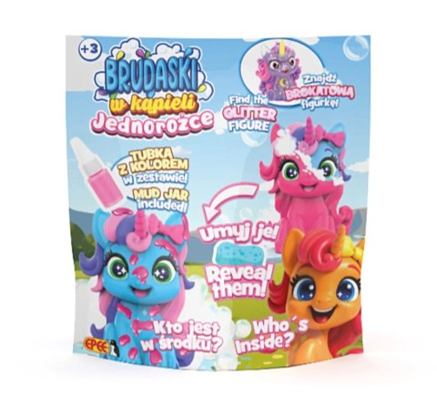 Figurki Brudaski w kapieli Jednorożce 12 sztuk Display