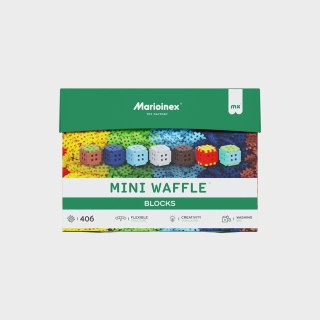 Klocki konstrukcyjne Marioinex Mini Waffle, 406 elementów