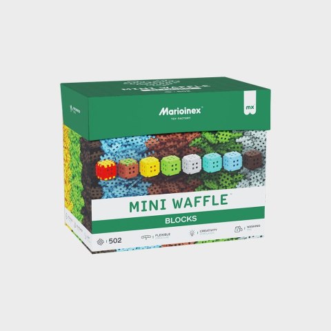 Klocki konstrukcyjne Marioinex Mini Waffle, 502 elementy