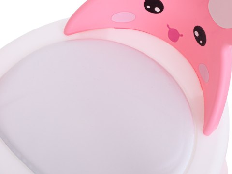 Krzesełko stolik do karmienia i zabawy różowy Kik Sp. z o. o. Sp. k.