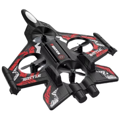 Myśliwiec Dron Fighter Samolot Zdalnie Sterowany RC Piankowy Akrobacje 360°