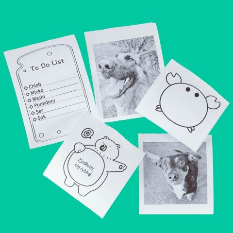 Rolki termiczne papier do drukarki aparatu natychmiastowego 5,7cm x 4,5m 5 sztuk Kik Sp. z o. o. Sp. k.