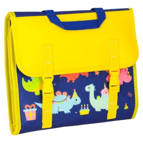 Tablica manipulacyjna sensoryczna montessori walizka plecak niebieski Kik Sp. z o. o. Sp. k.