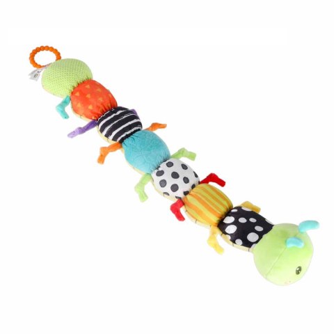 Zabawka interaktywna sensoryczna dla niemowląt gąsienica pluszowa muzyczna Kik Sp. z o. o. Sp. k.