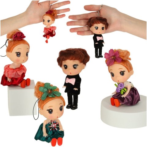 Lalka lalki do domku dla lalek 3 dziewczynki + 1 chłopczyk zestaw 4szt. 12cm Kik Sp. z o. o. Sp. k.