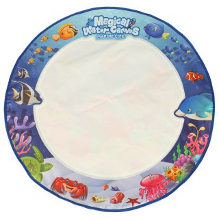 Mata wodna do malowania rysowania wodą mazaki pieczątki szablony wałek okrągła 80cm wodny świat Kik Sp. z o. o. Sp. k.