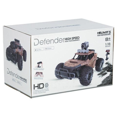 Samochód zdalnie sterowany Drift terenowy 20 km/h brązowy Kik Sp. z o. o. Sp. k.