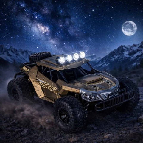 Samochód zdalnie sterowany Drift terenowy 20 km/h brązowy Kik Sp. z o. o. Sp. k.