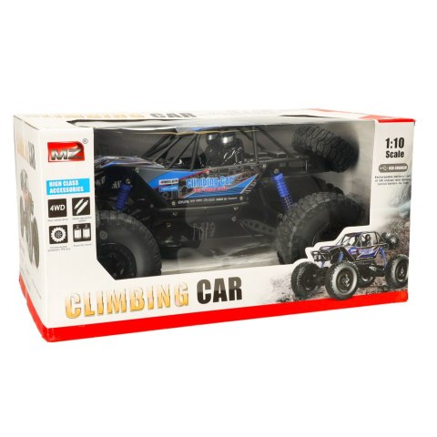Samochód zdalnie sterowany na pilota RC Crawler Climbing Car 1:10 4WD 48cm niebieski Kik Sp. z o. o. Sp. k.