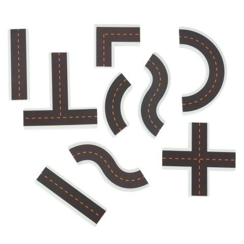 Zabawka do kąpieli wanny wodna dla dzieci naklejki piankowe autka ulica puzzle 23 el. Kik Sp. z o. o. Sp. k.