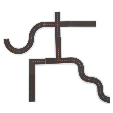 Zabawka do kąpieli wanny wodna dla dzieci naklejki piankowe autka ulica puzzle 23 el. Kik Sp. z o. o. Sp. k.