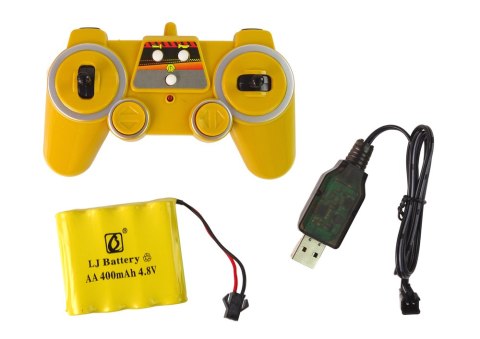 Zdalnie Sterowana Ciężarówka Śmieciarka Mercedes- Benz Antos Pomarańczowa