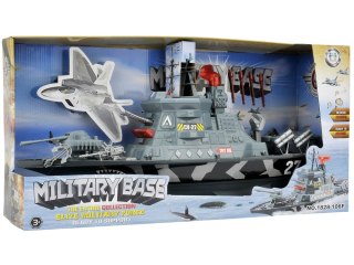 Zestaw Wojskowy Statek Militarny Bojowy Wojsko Działa Światła Dźwięki