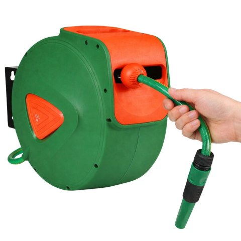 Bęben Ścienny Zwijacz Automatyczny z Wężem Ogrodowym 20m + 2m